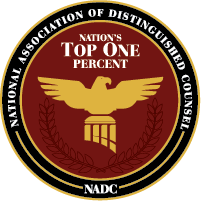 National Association of Distinguished Counsel NADC Nations Top One Percent