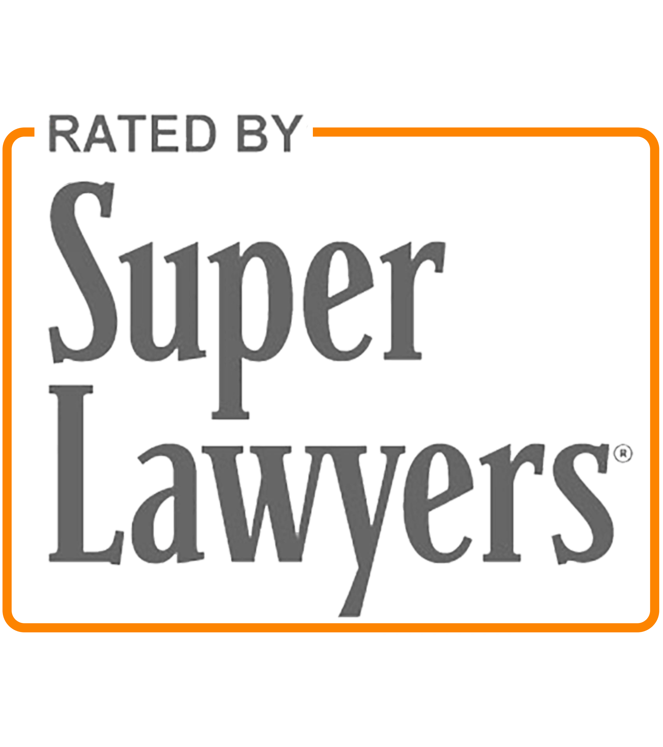 Rated by Super Lawyers logo