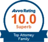 Avvo Rating 10.0 Superb Top Attorney Family Law