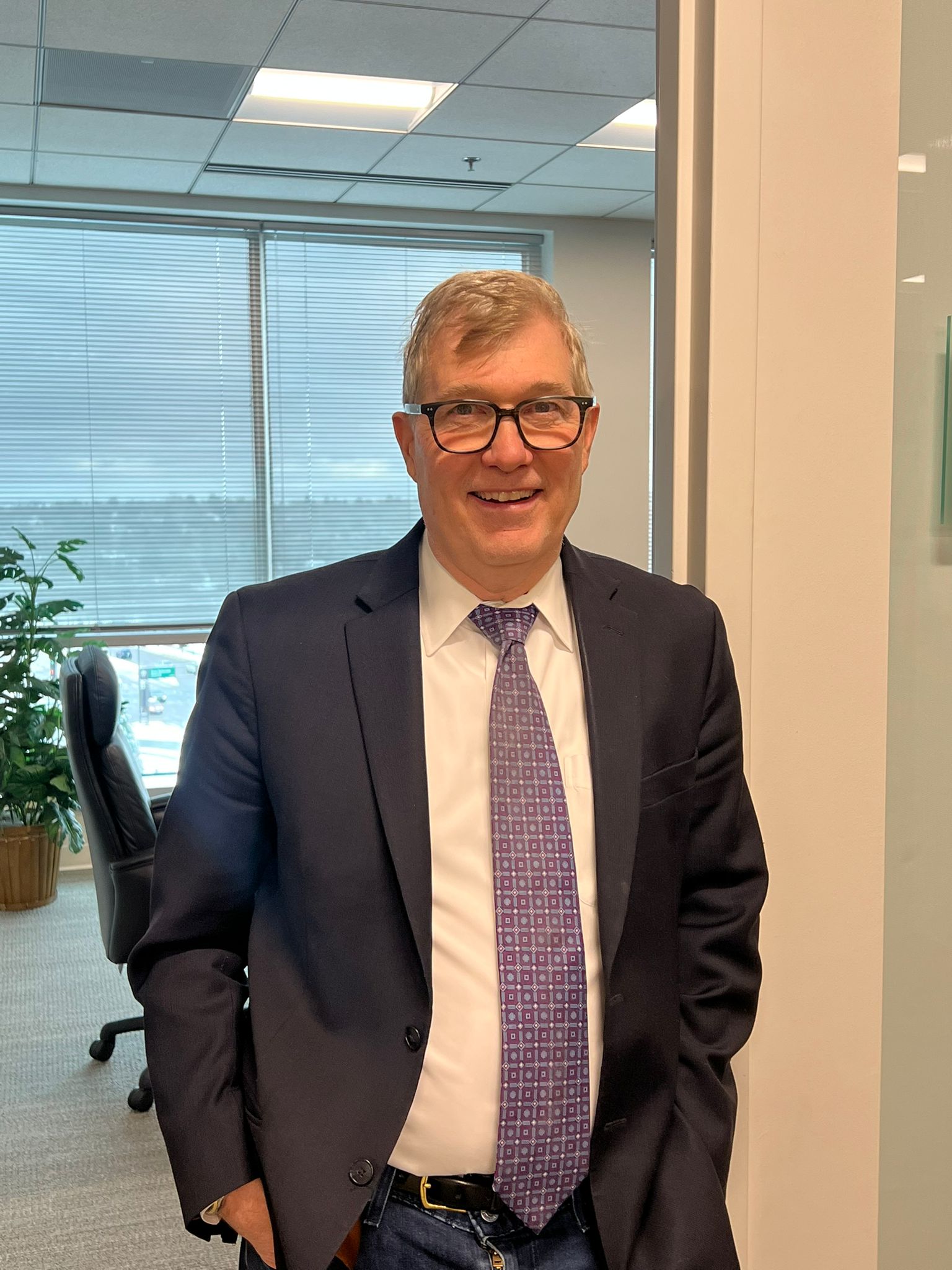 divorce Attorney in his Colorado office